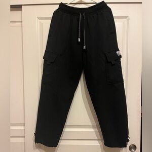 VTG Y2K Proclub Heavyweight Fleece Cargo Sweatpants Size Mens Medium